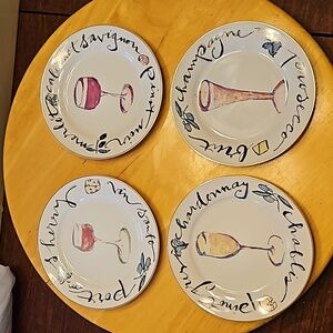 Rosanna Appetizer Plates-Set of 4